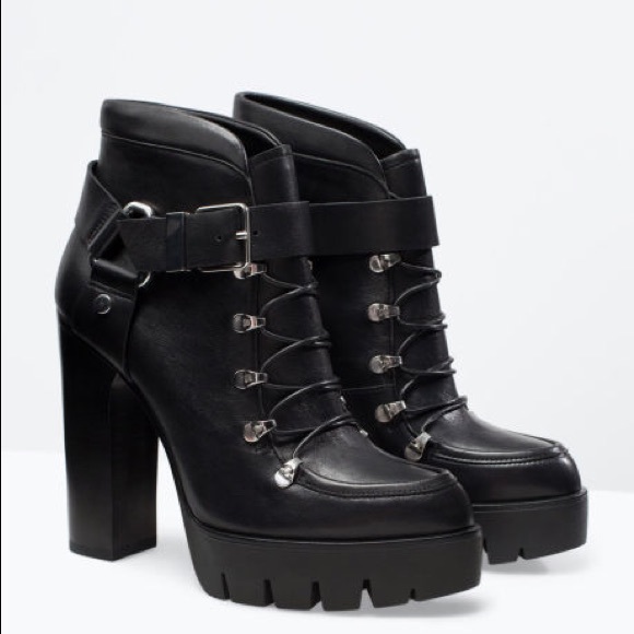 zara hiker boots